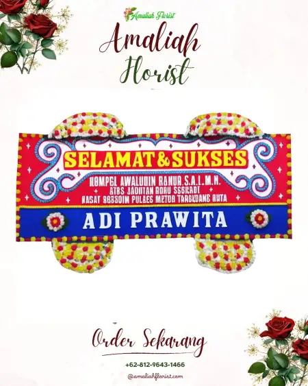 Papan Bunga Ucapan Selamat Sukamanah